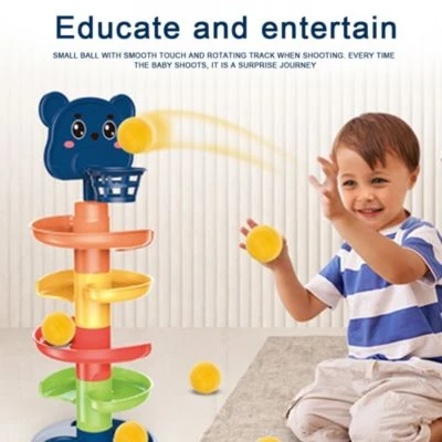Vicabo Montessori Spielzeug Kugelbahn Kugelturm Rollbahn Kugelbahnen Für Kinder 2 Vicabo Montessori Spielzeug Kugelbahn Kugelturm Rollbahn Kugelbahnen Für Kinder – Bild 2