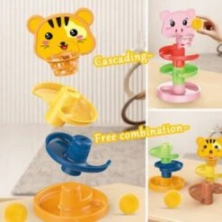 Vicabo Montessori Spielzeug Kugelbahn Kugelturm Rollbahn Kugelbahnen Für Kinder 9 Vicabo Montessori Spielzeug Kugelbahn Kugelturm Rollbahn Kugelbahnen Für Kinder -Spielzeugladen 30971381 04