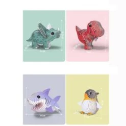 SHAOKE Intellektuelles Lernspielzeug Zusammenbauen 3D Tiermodell Puzzles Für Kinder Denkspiele 9 SHAOKE Intellektuelles Lernspielzeug Zusammenbauen 3D Tiermodell Puzzles Für Kinder Denkspiele -Spielzeugladen 30971447 04