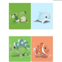 SHAOKE Intellektuelles Lernspielzeug Zusammenbauen 3D Tiermodell Puzzles Für Kinder Denkspiele 11 SHAOKE Intellektuelles Lernspielzeug Zusammenbauen 3D Tiermodell Puzzles Für Kinder Denkspiele -Spielzeugladen 30971447 06