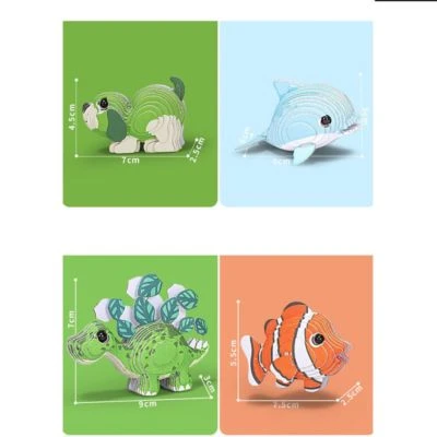 SHAOKE Intellektuelles Lernspielzeug Zusammenbauen 3D Tiermodell Puzzles Für Kinder Denkspiele 6 SHAOKE Intellektuelles Lernspielzeug Zusammenbauen 3D Tiermodell Puzzles Für Kinder Denkspiele – Bild 6