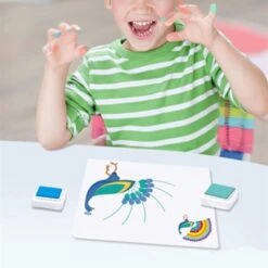 SHAOKE Spielzeug Für Kinder Am Griffbrett Kinder-Zeichenspielzeug Mit Stempelkissen Lernspiele -Spielzeugladen 30972321 03