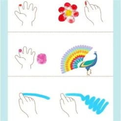 SHAOKE Spielzeug Für Kinder Am Griffbrett Kinder-Zeichenspielzeug Mit Stempelkissen Lernspiele -Spielzeugladen 30972321 05