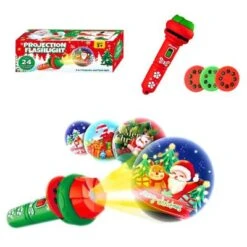 SHAOKE Kinder-Weihnachtsmann-Lernspielzeug Mit Leuchtendem Muster Projektor-Taschenlampe Für Die Frühe Bildung Von Kindern Lernspiele -Spielzeugladen 30972324 03