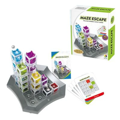 Syntek Tabletop-Logikspiel Gravity Maze Escape Ball Dreidimensionales 3D-Rollball-Konzentrationstrainingsspiel Für Kinder 1 Syntek Tabletop-Logikspiel Gravity Maze Escape Ball Dreidimensionales 3D-Rollball-Konzentrationstrainingsspiel Für Kinder