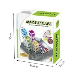 Syntek Tabletop-Logikspiel Gravity Maze Escape Ball Dreidimensionales 3D-Rollball-Konzentrationstrainingsspiel Für Kinder 7 Syntek Tabletop-Logikspiel Gravity Maze Escape Ball Dreidimensionales 3D-Rollball-Konzentrationstrainingsspiel Für Kinder -Spielzeugladen 30987831 04