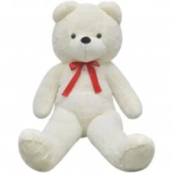 VidaXL Weicher XXL-Plüsch-Teddybär Weiß 85 Cm Teddybär -Spielzeugladen 31018172 04