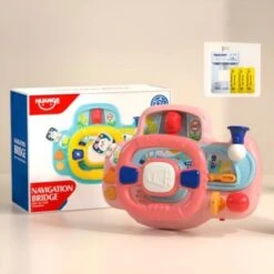 Brightake Simuliertes Fahren, Lernspielzeug, Kinderlenkrad Lenkradspielzeug Für Kinder