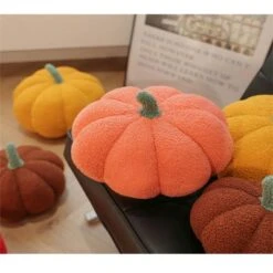 Syntek Kürbiskissen Plüsch Kinderspielzeug Kürbisförmiges Sofakissen, Spielzeug -Spielzeugladen 31239166 04