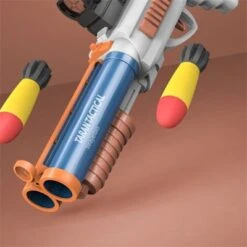 Syntek Zweischüssige Schrotflinte Für Kinder Kinder-Mörser-Soundeffekt, Doppelschwamm, Doppellauf-Spielzeugpistole -Spielzeugladen 31240905 04