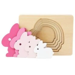 Epik Mehrschichtige 3D-Puzzle-Blöcke Holzpuzzle Aus Fünf Schichten Mit Cartoon-Tieren 7 Epik Mehrschichtige 3D-Puzzle-Blöcke Holzpuzzle Aus Fünf Schichten Mit Cartoon-Tieren -Spielzeugladen 31278066 03