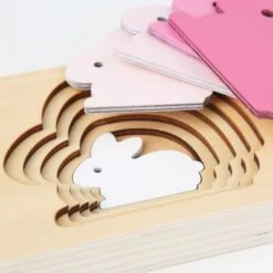 Epik Mehrschichtige 3D-Puzzle-Blöcke Holzpuzzle Aus Fünf Schichten Mit Cartoon-Tieren 9 Epik Mehrschichtige 3D-Puzzle-Blöcke Holzpuzzle Aus Fünf Schichten Mit Cartoon-Tieren -Spielzeugladen 31278066 05