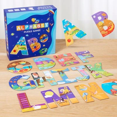SHAOKE Alphanumerisches Blockpuzzlespielzeug 1 Bis 4 Jahre Alte Kinder, Frühe Bildung, Aufklärung, Kognition, Papier, Kreatives Spielzeug Lernspiele 2 SHAOKE Alphanumerisches Blockpuzzlespielzeug 1 Bis 4 Jahre Alte Kinder, Frühe Bildung, Aufklärung, Kognition, Papier, Kreatives Spielzeug Lernspiele – Bild 2
