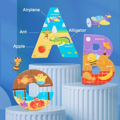 SHAOKE Alphanumerisches Blockpuzzlespielzeug 1 Bis 4 Jahre Alte Kinder, Frühe Bildung, Aufklärung, Kognition, Papier, Kreatives Spielzeug Lernspiele 5 SHAOKE Alphanumerisches Blockpuzzlespielzeug 1 Bis 4 Jahre Alte Kinder, Frühe Bildung, Aufklärung, Kognition, Papier, Kreatives Spielzeug Lernspiele – Bild 5