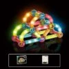 Enbaoxin Magnetstab DIY-Puzzle Dreidimensionale Form Patchwork-Magnetbausteine Für Kinder Zum Frühen Lernen