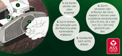 ASS Altenburger Kartenmischer Vario 5 ASS Altenburger Kartenmischer Vario – Bild 5