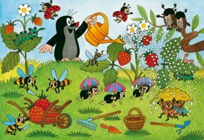 Ravensburger 2er Set Puzzle, Je 24 Teile, 26x18 Cm, Der Maulwurf Im Garten 2 Ravensburger 2er Set Puzzle, Je 24 Teile, 26x18 Cm, Der Maulwurf Im Garten – Bild 2