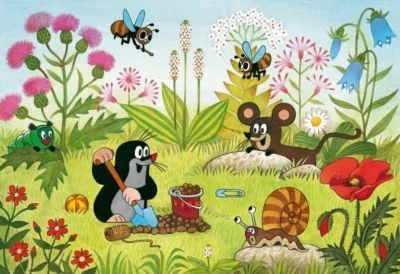 Ravensburger 2er Set Puzzle, Je 24 Teile, 26x18 Cm, Der Maulwurf Im Garten 3 Ravensburger 2er Set Puzzle, Je 24 Teile, 26x18 Cm, Der Maulwurf Im Garten – Bild 3