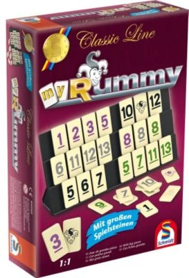 Schmidt Spiele Classic Line, MyRummy, Mit Großen Spielfiguren, Überarbeitung 2 Schmidt Spiele Classic Line, MyRummy, Mit Großen Spielfiguren, Überarbeitung – Bild 2