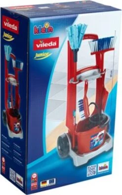 Klein Vileda Besenwagen Haushaltsgerät -Spielzeugladen 3603575 03