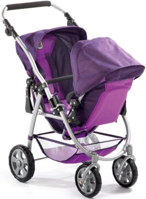 CHIC 2000 Tandem-Buggy Puppenzwillingswagen VARIO 2 CHIC 2000 Tandem-Buggy Puppenzwillingswagen VARIO – Bild 2