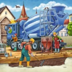 Ravensburger 3er Set Puzzle, Je 49 Teile, 21x21 Cm, Große Baufahrzeuge Set 6 Ravensburger 3er Set Puzzle, Je 49 Teile, 21x21 Cm, Große Baufahrzeuge Set -Spielzeugladen 4213523 03