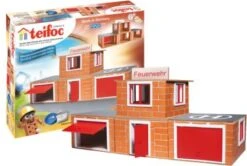 Teifoc Steinbaukasten Feuerwehr-Station