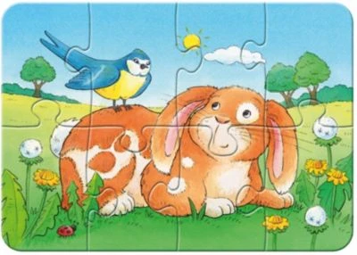 Ravensburger 4-tlg. Puzzle Set, 2,4,6+8 Teile, 21x15 CmNiedliche Haustiere 2 Ravensburger 4-tlg. Puzzle Set, 2,4,6+8 Teile, 21x15 CmNiedliche Haustiere – Bild 2