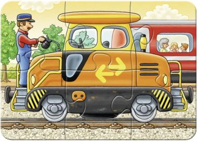 Ravensburger 4-tlg. Puzzle Set, 2,4,6+8 Teile, 21x15 CmBei Der Arbeit 4 Ravensburger 4-tlg. Puzzle Set, 2,4,6+8 Teile, 21x15 CmBei Der Arbeit – Bild 4