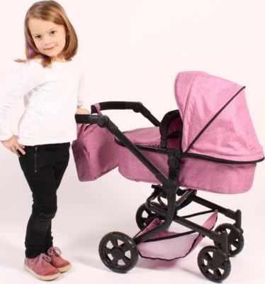 CHIC 2000 Wickeltasche Für Puppen, Jeans Pink 2 CHIC 2000 Wickeltasche Für Puppen, Jeans Pink – Bild 2