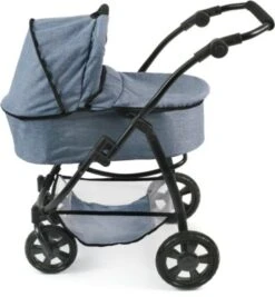CHIC 2000 Kombi-Puppenwagen 3 In 1 Emotion All In, Jeans Blue -Spielzeugladen 6681584 03