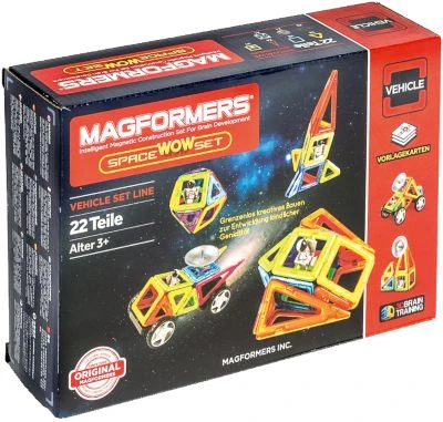 Magformers Creator Space-Set 22 Teile + Räder + Antennen 1 Magformers Creator Space-Set 22 Teile + Räder + Antennen