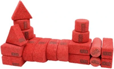 KORXX Korkbausteine Uni Color Mix, 18 Stk. 1 KORXX Korkbausteine Uni Color Mix, 18 Stk.