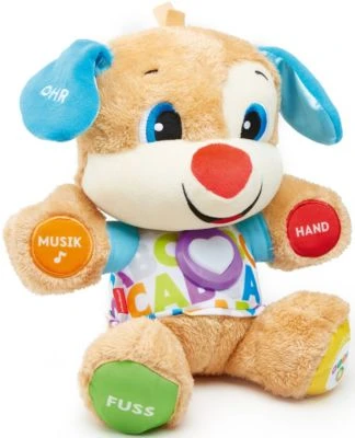 Fisher Price Fisher-Price Lernspaß Hündchen, Baby-Spielzeug Mit Musik, Kuscheltier, Lernspielzeug 1 Fisher Price Fisher-Price Lernspaß Hündchen, Baby-Spielzeug Mit Musik, Kuscheltier, Lernspielzeug