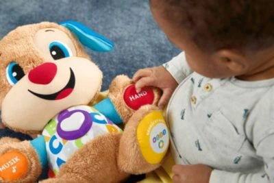 Fisher Price Fisher-Price Lernspaß Hündchen, Baby-Spielzeug Mit Musik, Kuscheltier, Lernspielzeug 2 Fisher Price Fisher-Price Lernspaß Hündchen, Baby-Spielzeug Mit Musik, Kuscheltier, Lernspielzeug – Bild 2