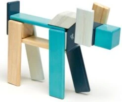 TEGU 5700509 Magnetisches Holzset Blau, 24 Teile 7 TEGU 5700509 Magnetisches Holzset Blau, 24 Teile -Spielzeugladen 8305022 03