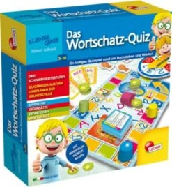 Lisciani Kleines Genie - Talent School - Das Wortschatz-Quiz - Sprache Spielerisch Lernen