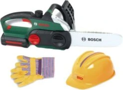 Klein Bosch Kettensäge Mit Helm Und Handschuhen